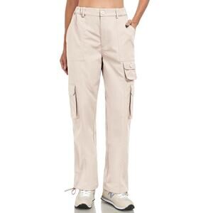 VeoBike Cargo Beige Utility Combat Active 7-pocket Pants Comfort Waist Women XXL